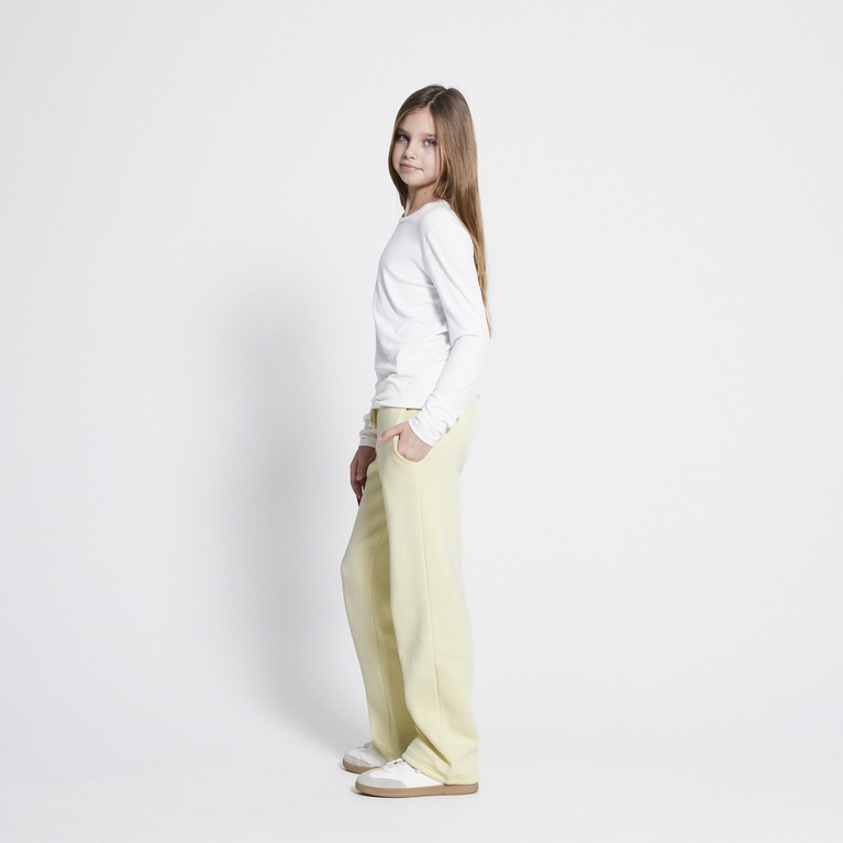 Heavy sweatpants "Sanne star" Light Yellow